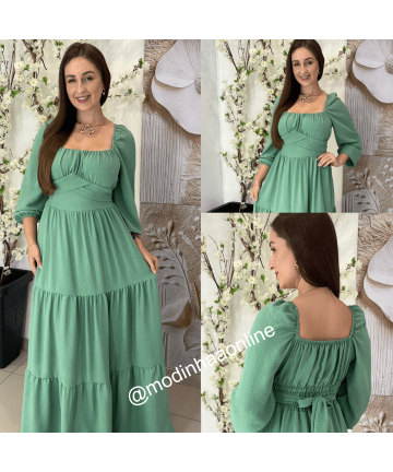 Vestido Katia Verde Água